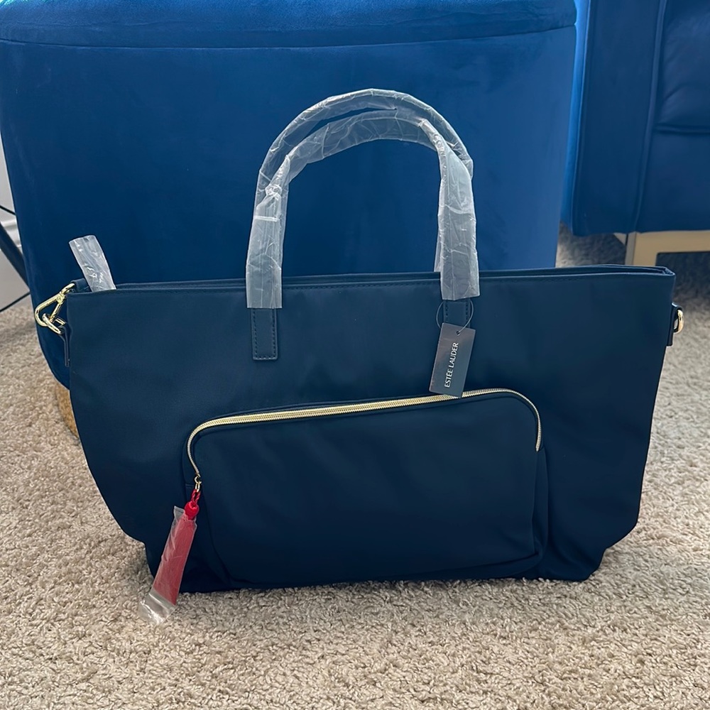 Estée Lauder Navy tote bag - NWT